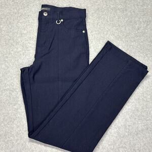 Ur Rebel Pant Womens 4 (28x30.5) Navy Blue Straight Leg Stretch Microtwill Sheen